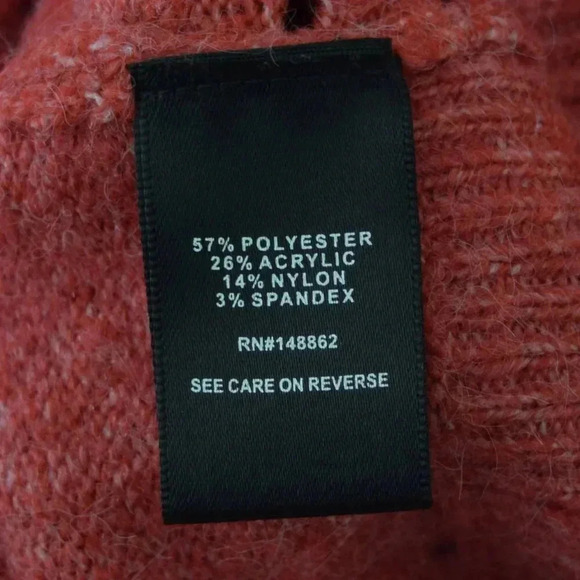 TORRID Cardigan V-Neck Drop Shoulder Sweater In Dark Coral Size 00 (10) - Picture 4 of 5